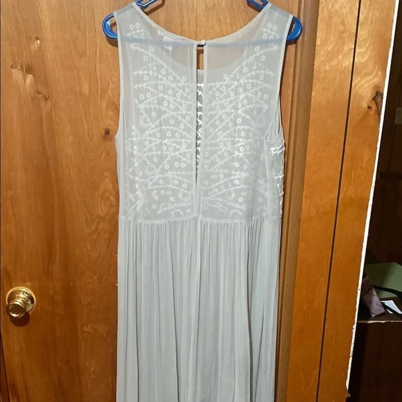 Sundance Sheer Sik Embellished Maxi Dress - Picture 5 of 10